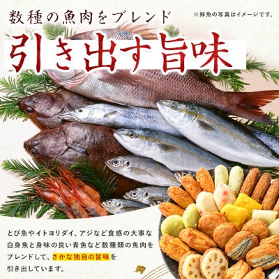 小田口屋さつま揚げ「肴づくし」全11種27個入り(岡村商店)A-114