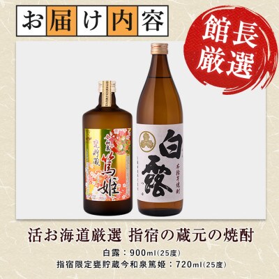 活お海道厳選 指宿の蔵元芋焼酎2本セットB　A-018