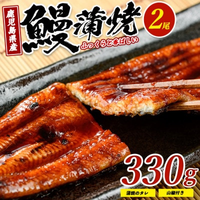 鹿児島県産 鰻の蒲焼(無頭背開き)約165g×2尾(山中水産/016-1065)