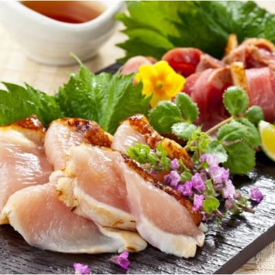 【かごしまブランド地鶏】黒さつま鶏たたき&炭火焼3種セット(018-1034)
