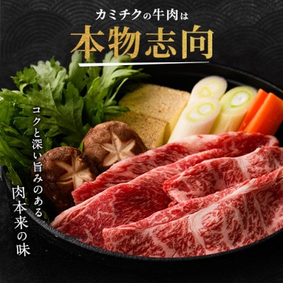 鹿児島県産黒毛和牛肩ローススライス600g(A-408)