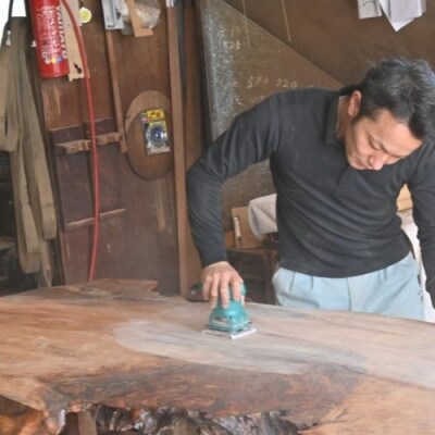 【屋久杉で創った】階段たんす(高橋工芸)R-015