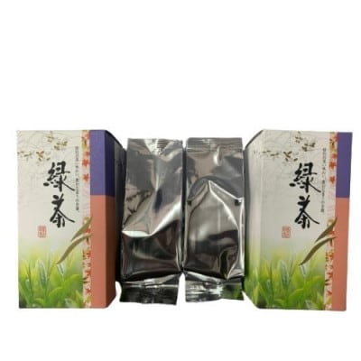 2022【母の日ギフト】煎茶100g×2袋と和染缶セット(JAいぶすき)A-412m