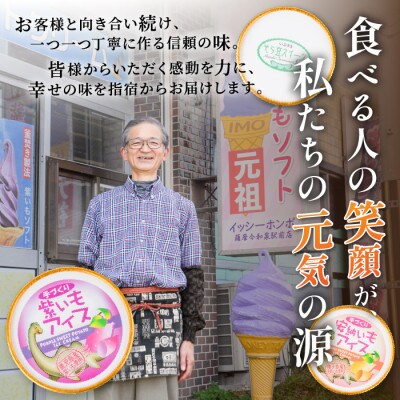 こだわりの逸品 特別な紫いもアイス8個(IB122-001)