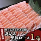鹿児島黒豚ロース1.0kg(013-1009)