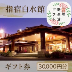 【新生活ギフト】指宿白水館 ギフト券(30,000円分)(100-270n)