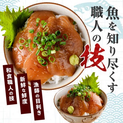 【鹿児島産本まぐろ】漁師が作った本まぐろ漬け丼80g×10P合計800g(022-1599)