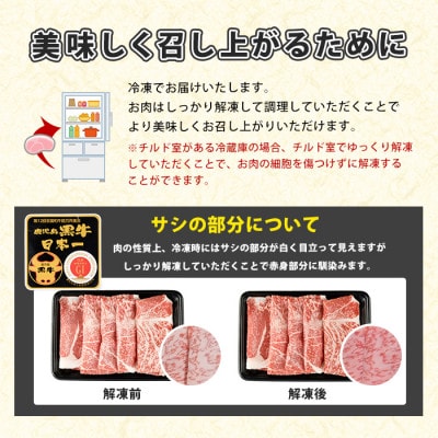 鹿児島黒牛すきやき食べ比べセット1.2kg(IB045-006)E-1301