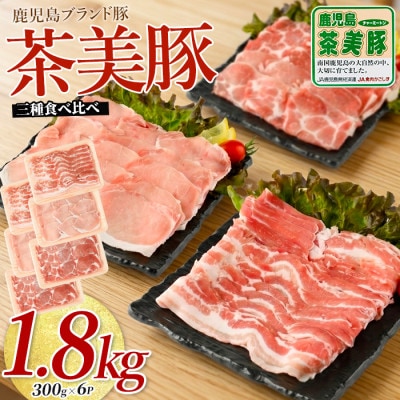 鹿児島茶美豚スライスセット1.8kg(IB045-005)C-3201