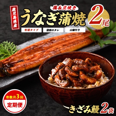 【全3回定期便・奇数月お届け】鹿児島産うなぎ堪能定期便(Z065-1710)