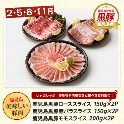 【全3回定期便】鹿児島県産牛・豚・鰻バラエティ定期便(IBZ999-004)