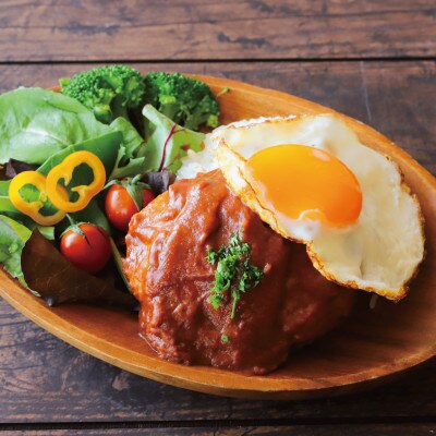 レンジで簡単かごしま黒豚デミグラスハンバーグ170g×10個(レンジ調理)(013-1771)