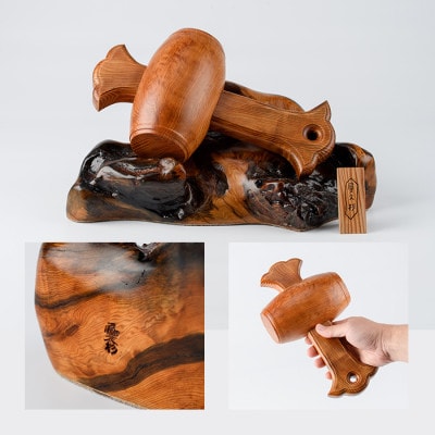 【屋久杉で創った】打ち出の小槌(特大)(490-1876)