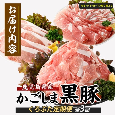 【全3回定期便】かごしま黒豚バラエティ定期便(Z032-1886)