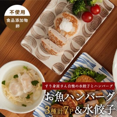 お魚ハンバーグ・お魚水餃子セット(010-1988)