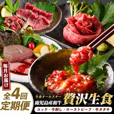 【全4回】生の贅沢～ カミチク自慢の生食定期便 Z-085