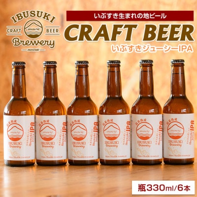 クラフトビール いぶすきジューシー IPA【先生のお気に入り】6本 (IB153-002)