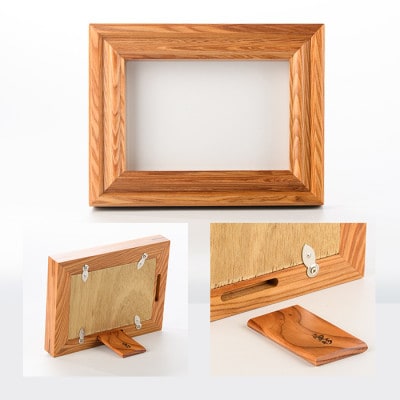 【屋久杉で創った】写真立て(L判)(016-1998)