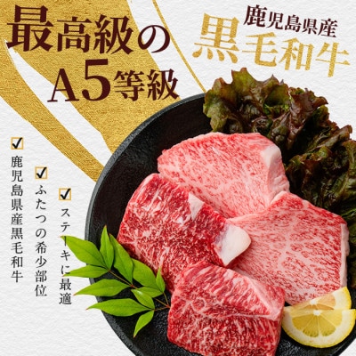 【父の日ギフト】『ヒウチ&イチボ』A5等級鹿児島県産黒毛和牛食べ比べステーキ(IB112-009f)
