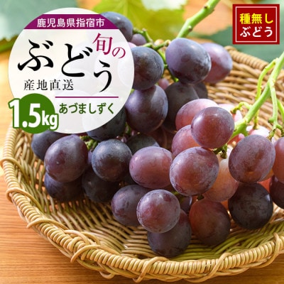 迫田果樹園のぶどう あづましずく 約1.5kg (IB064-010)