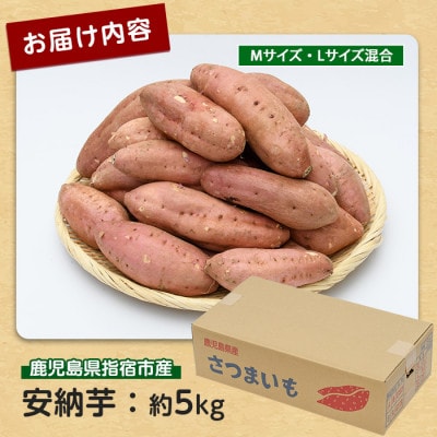 らくと農園の安納いも約5kg(IB084-005)