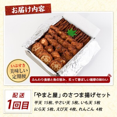 【全3回定期便】さつま揚げ食べ比べ定期便 (IBZ999-023)