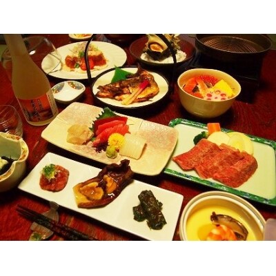 【黄金の湯 黄金崎不老ふ死温泉ペア宿泊券(1泊2食付)】E-5