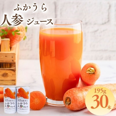 ふかうら 人参 ジュース 195g 30本 