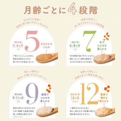 生後6～8ヶ月頃　離乳食中期　manma四季のベビーフード9個セット