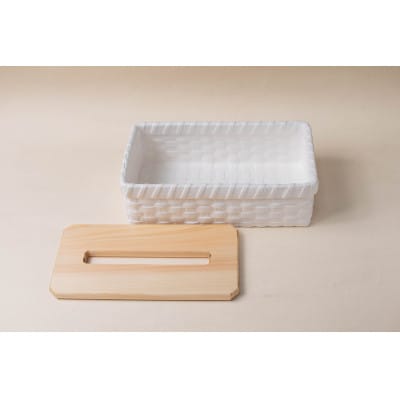 ティッシュペーパー籠【月白】