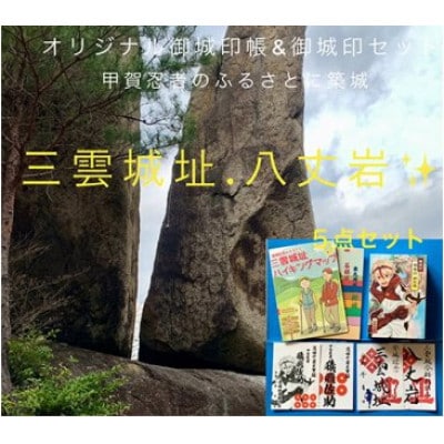 御城印帳(猿飛佐助アニメ版)&御城印4枚セット