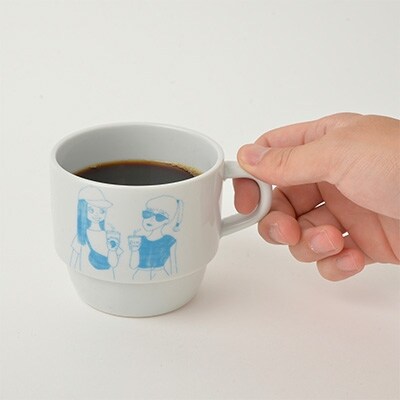 【福田陶器店オリジナル】波佐見焼　フレンズ　マグカップ&プレート　4シーズンセット