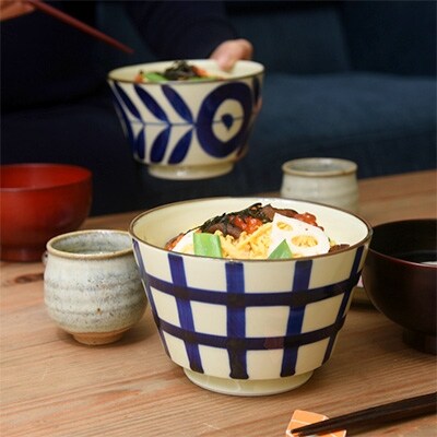 natural69　焦がし呉須　丼　4個セット【QA75】