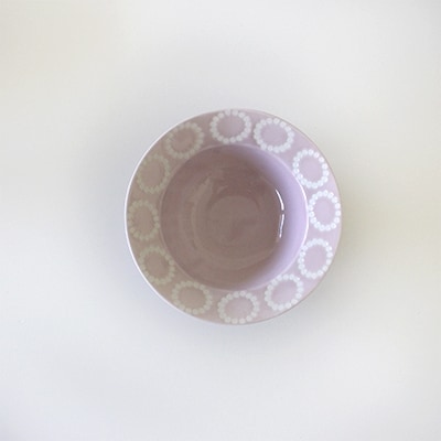 陶磁器製「サークルリング」ボウル(小)　3色セット
