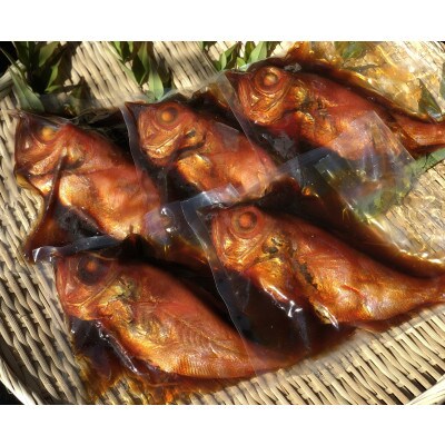銚子つり金目鯛煮付け5尾(合計1kg以上)【老舗の味】