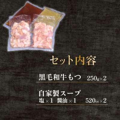 黒毛和牛もつ鍋セット500g