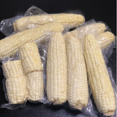 ●先行受付●【訳あり】真空とうもろこし約3kg(クリスピーホワイト)