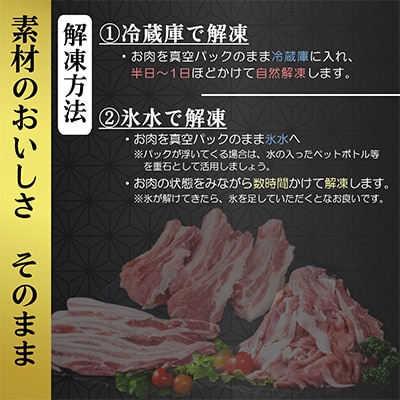 【小分けで便利】国産 豚バラスライス 計2kg(250g×8パック)〔下妻工場直送〕【さとふる限定】