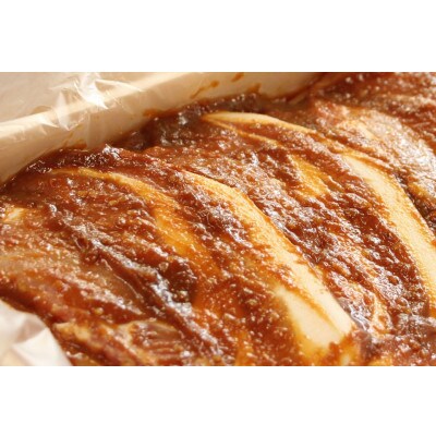 【海老沢精肉店】豚ロース肉のみそ漬け 1600g