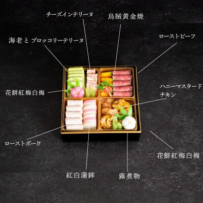 【先行予約】和洋折衷おせち【煌_きらめき】 全28品 3段重5人盛