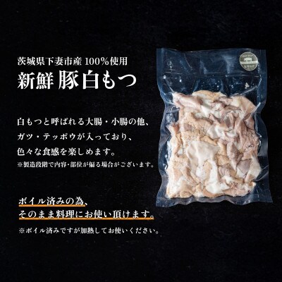 【茨城県下妻市産豚使用】白もつ(もつ鍋・もつ煮・ホルモン焼きなどに) 約2.8kg(460g×6袋)