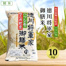 2024年2月発送開始『定期便』【岐阜県輪之内町産米ハツシモ】徳川将軍家御膳米10kg×全3回