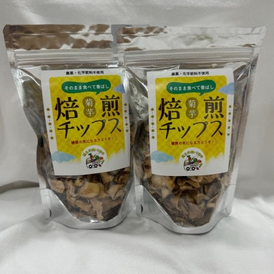 【岐阜県輪之内町産】菊芋焙煎チップス(40g×2パック)