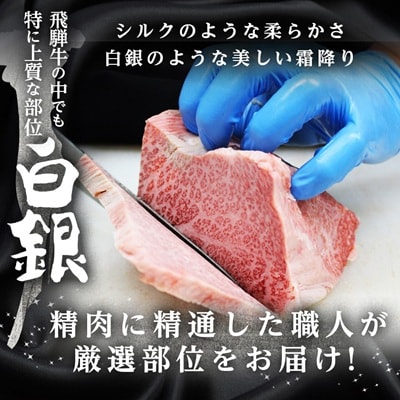 【飛騨牛】白銀焼肉用500g