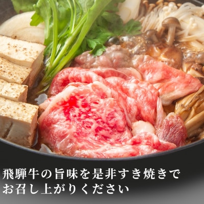 【毎月定期便】【訳あり】飛騨牛切り落としすき焼き用600g全6回