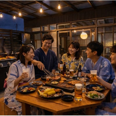 養老の隠れ家心音庵　宿泊・BBQ場共通割引券9000円
