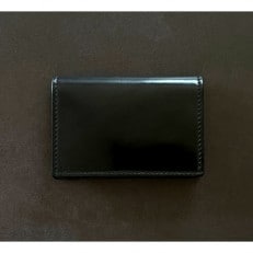 数量限定【コードバン】名刺入れ ブラック ASUMEDERU itakura ハンドメイド