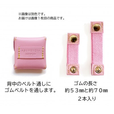 ワンちゃんにぜひつけてほしい『迷子にさせないお名前ポーチ「Amigo!」』正方形サイズレモン×ピンク