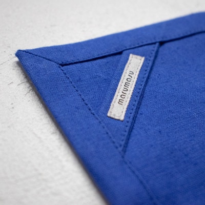 創業120年余!丸枡染色のblue/1プレート用正方形1枚　額縁ランチョンマット　東京葛飾区柴又
