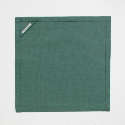 創業120年余!丸枡染色のgreen/1プレート用正方形1枚 額縁ランチョンマット 東京葛飾区柴又
